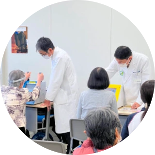 健康フェアの様子